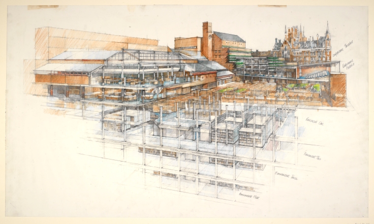 Drawing-of-the-new-British-Library-building-from-Ossulston-Street-by-Colin-St-John-Wilson-c1991.jpg